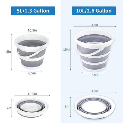 PVC Coated Collapsible Foldaway Bucket